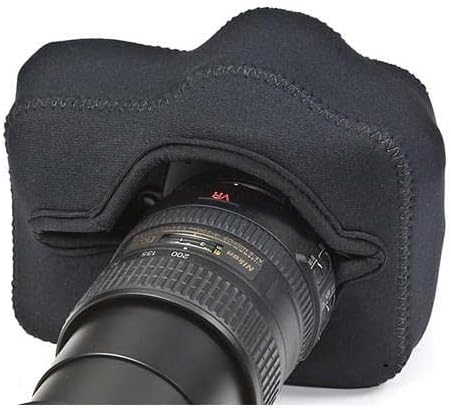 LensCoat BodyGuard camouflage neoprene protection camera body bag case (Realtree AP Snow)