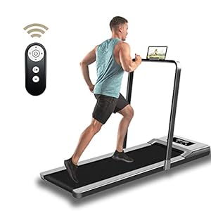 Loopbandmachine Draagbaar,CANMALCHI elektrische loopband voor onder bureau,ruimtebesparing voor thuiskantoortraining met lcd-scherm,afstandsbediening van 1 km/h-12 km/h