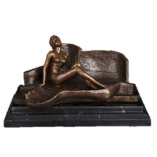 Amazon.co.jp: アート純粋なブロンズ裸のベル彫刻セクシーな女性
