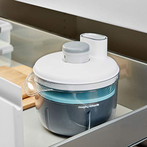 Morphy Richards 401012 Prepstar Food Processor for Innovative Meal Prep with All in One Easy Storage Solution, BPA Free Mixing Bowl, 350 W, White - Image 6