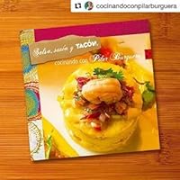 SALSA, SAZON Y TACON, COCINANDO CON PILAR BURGUERA 980129258X Book Cover