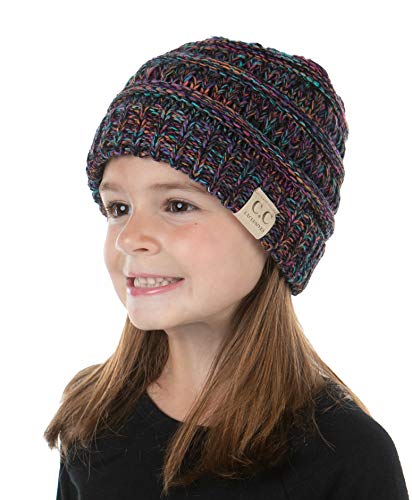 Funky Junque Exclusives Child Toddler Beanie Warm Winter Kids Knit Skull Cap Hat