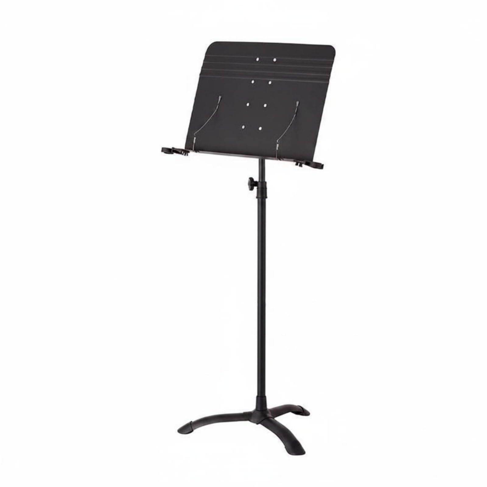 Atril de Partituras Plegable con Soporte Regulable Soporte de Música Atril Portátil de Montaje Rápido Base Estable de Trípode Estructura Sólida de, Negro