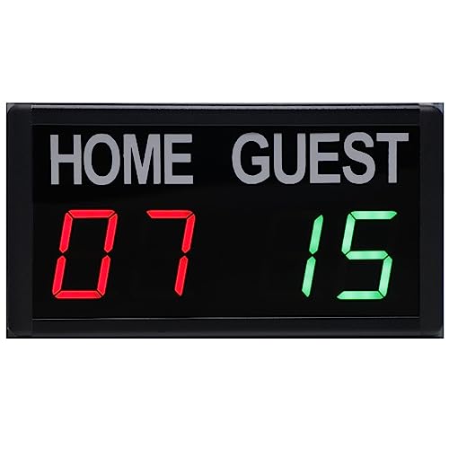 Marcador electrónico digital LED 4 dígitos con control remoto miniatura 1