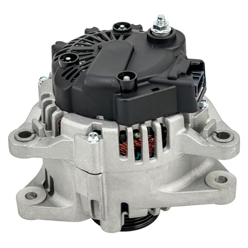 Image of KAX New Alternator Compatible With 2003-2006 Hyundai Santa Fe 3.5L V6, 2002-2005 Hyundai XG350, 2004-2006 Kia Amanti, 2001 Hyundai XG300 11016N 12V 120Amp CW 6-Groove Pulley