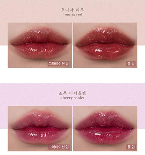 [rom&nd] Glasting Water Tint Hanbok Edition 4 colors | Vivid color, Glossy Finish, Long-lasting, moisturizing, Highlighting, Natural-beauty |K-beauty | 4g/0.14oz No.13 BERRY VIOLET