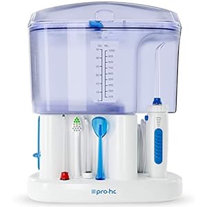 Monddouche Elektrische Waterflosser Premium Pro-HC Professionele mondreiniging en hygiëne 11 Multifunctionele…