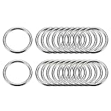 Anwendung: Diese runden Metallringe eignen sich für viele Projekte, wie hängendes Handwerk oder Dekorationen an Gürteln, Handtaschen, Rucksäcken, Geldbörsen, Kleidung, Gepäckbändern und anderen DIY-Handwerkszubehör.