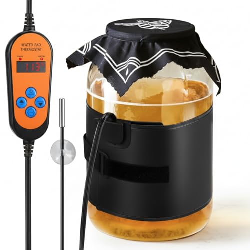 Kombucha Heating Wrap, Kombucha Jar Heat Wrap with Digital T...