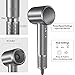 Treepai Hair Dryer Negative Ionic Blow Dryers High Speed Hairdryer Lightweight/Low Noise/Thermo-Control with Magnetic Nozzle for Women Men Home Travel (Pearl White) (Grey)