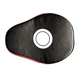 Abaodam Boxhandschuhe Schlagpolster Taekwondo MMA Training Pads Hand Fußpratzen Rot schwarz mit Verstärktem Polster für Effektives Schlagdämpfung Kampfsport Zubehör