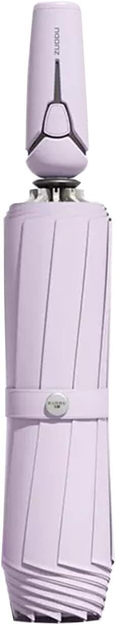 Paraguas, Paraguas Plegable, invertido, de Viaje Compacto(Purple)