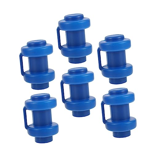 GOOHOCHY 6Pcs Durable Trampoline Pole Caps Wear Resistant Replacement Accessories for Trampoline Maintenance for Secure Net Connections