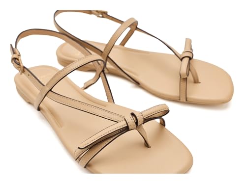 Image of kate spade new york Loop Smooth Leather Flat Sandal