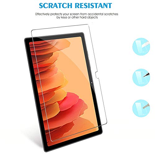 Gozopo Screen Protector For Samsung Galaxy Tab A7 2022/2020 Tablet 10.4 Inch (Sm-T509/T503/T505/T500/T507), Premium 2.5D Round Edge Tempered Glass Film For Samsung Galaxy Tab A7 10.4" #TOP5