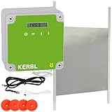 ✅ MIT NOTHALTEFUNKTION: Ihre Hühner können sich an dem innovativen Türöffner nicht verletzen. Ein integrierter Notstopp erkennt selbständig, wenn sich ein Huhn unter der Hühner-Tür befindet und stoppt das Herunterfahren der Geflügeltür automatisch.