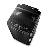 COMFEE' 洗濯機 10kg 洗剤自動投入 ファミリー 3-4人用 ステンレス槽 風乾燥 予約機能 スピードコース ガラスドア 強力水流 大容量 家電 節水 静音設計 まとめ洗い 大物洗い 槽洗浄 コンパクト 黒 金属グレー CA-100A1(T)