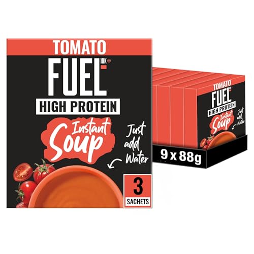 FUEL10K High Protein Tomato Instant Cup Soup 27 Sachets