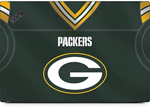 Skinit Decal Laptop Skin Compatible with Thinkpad X1 Carbon (6th Gen 2018) - Officially Licensed NFL Green Bay Packers Team Jersey Design