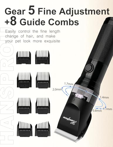 Dog-Clippers-for-Grooming-Dog-Grooming-ClippersProfessional-12V-Dog-Clippers-for-Thick-Coats-Corded-Pet-Trimmer-Dog-Hair-Clippers-with-Guard-Combs-Brush-for-Dogs-Cats - Cucciolini Doodles Dog-Clippers-for-Grooming-Dog-Grooming-ClippersProfessional-12V-Dog-Clippers-for-Thick-Coats-Corded-Pet-Trimmer-Dog-Hair-Clippers-with-Guard-Combs-Brush-for-Dogs-Cats