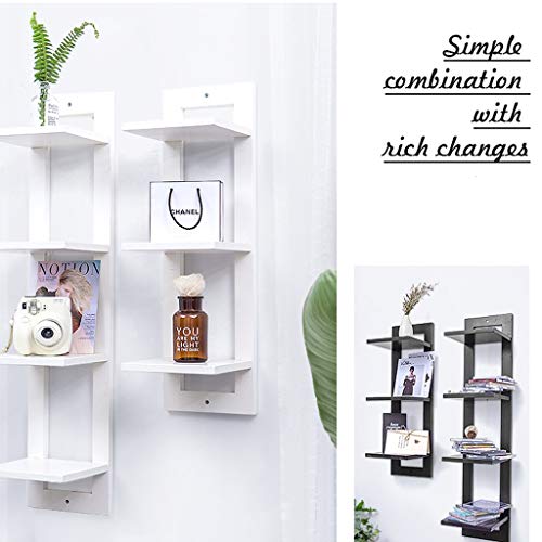 Support balcon suspendu en bambou multicouche idéal pour organiser vos petits pots de fleurs - 7