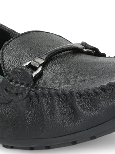 Image of egoss Lady Boss X Premium Genuine Leather Loafer Casual Shoes for Women-LG-5