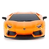 CMJ RC Cars™ Lamborghini Aventador LP700-4 Officially Licensed Remote Control Car 1:24 Scale Working Lights 2.4Ghz (Orange) - Image 3