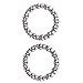NOVOCE 2Pcs Exercise Bike Bearing Replacement Parts for Fitness, Exercise Bike Parts, Exercise Bike Axle Bearing