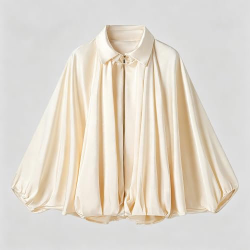 Women's Jackets Lapel Long Sleeve Coats Clothes Zip Up Top Clothing - image 3