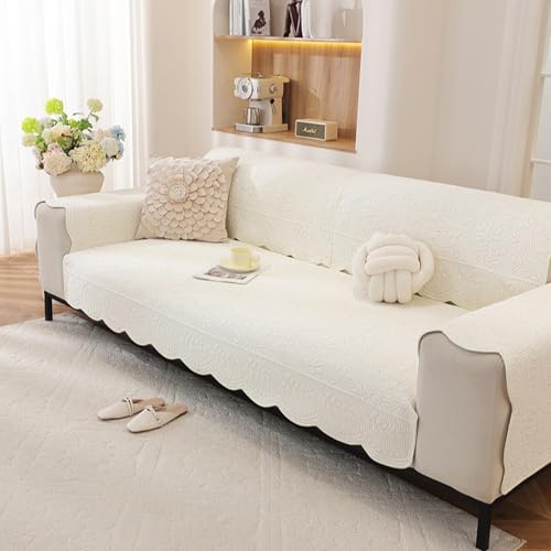 AOUHMN Fodera per divano in peluche con motivo jacquard, Fodere...