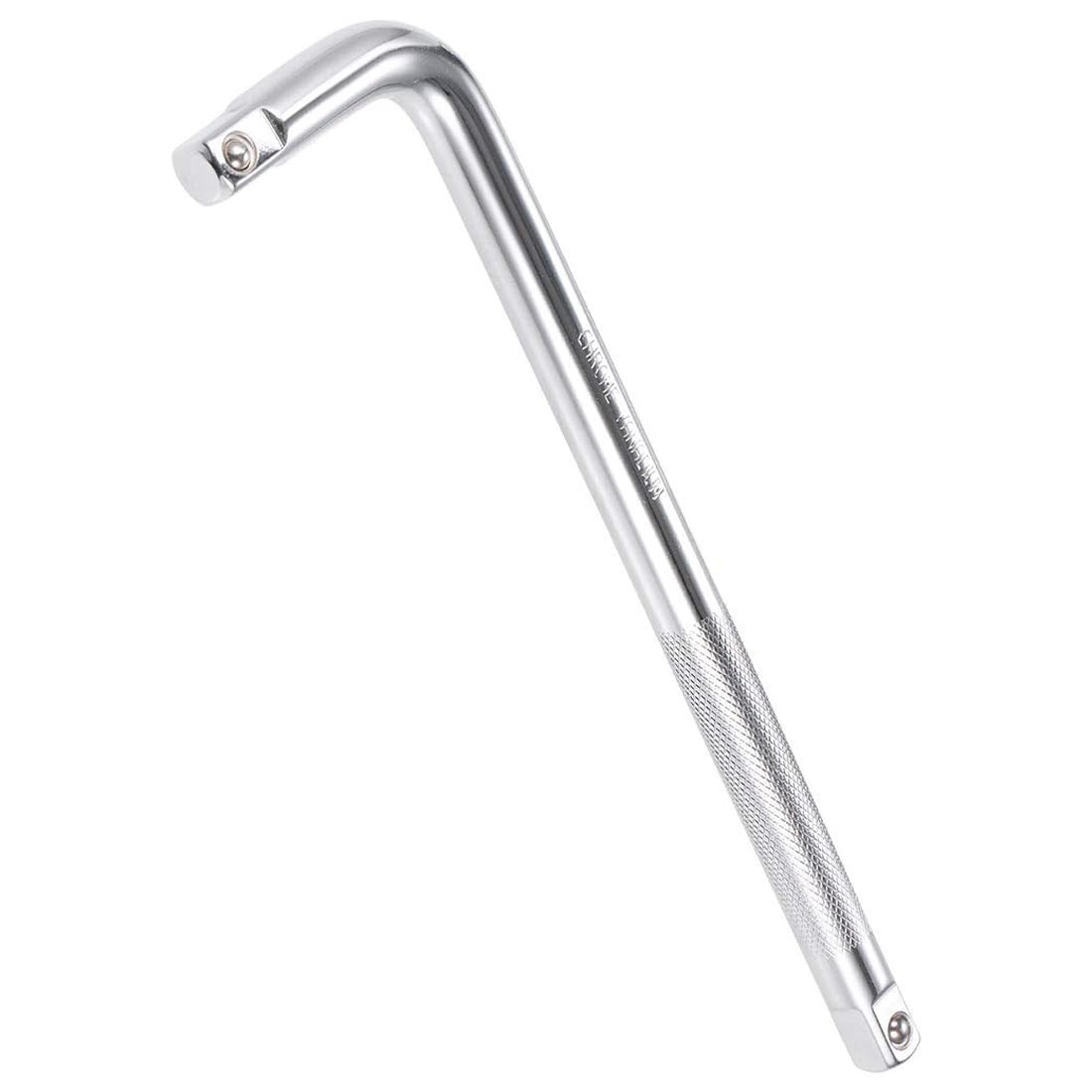 TA-VIGOR 1/2" Drive L Shape Extension Bar Wrench, 9.84 Inch Socket Breaker Bar Tool