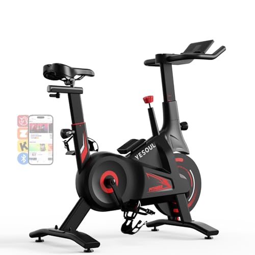YESOUL Indoor Cycling Bike with Magnetic Resistance & App