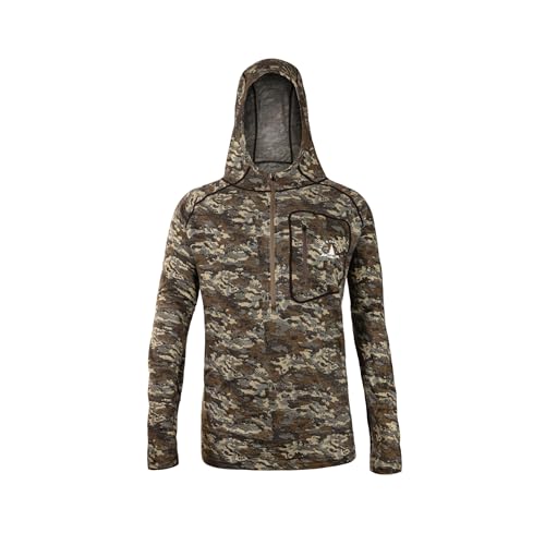 Dale & Company Alpaca Merino Wool Hoodie – Men’s Base Layer Top, Soft & Warm, Odor Resistant, 210 Series