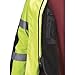 Utility Pro UHV575 High-Vis Waterproof Bomber Jacket with Removable Fleece Liner and Teflon Fabric Protector for Liquid and Stain Repellency, Lime, 2X-Large