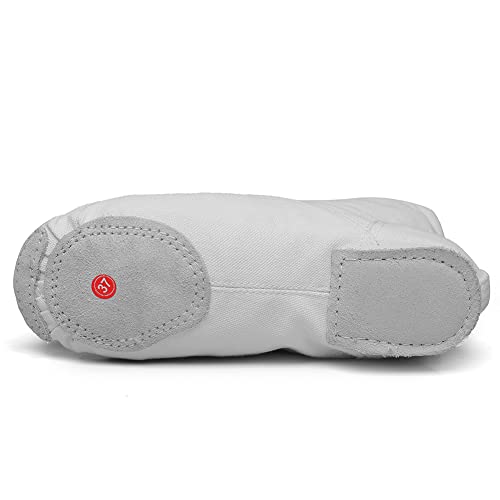 Msmax Canvas Dancing Flats For Women Ballet Jazz Boots For Men White 8 M Us Women #TOP6