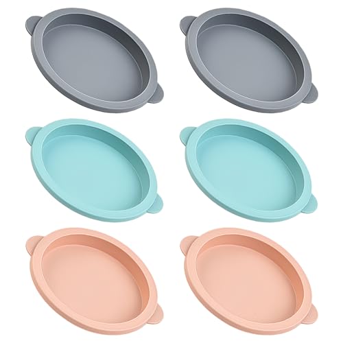 シリコーンデザートモールドラウンド形状オーブン耐熱耐熱皿ケーキペストリー調理簡単リリース食器洗い機対応ケーキ用ノンスティックベーキングモールド