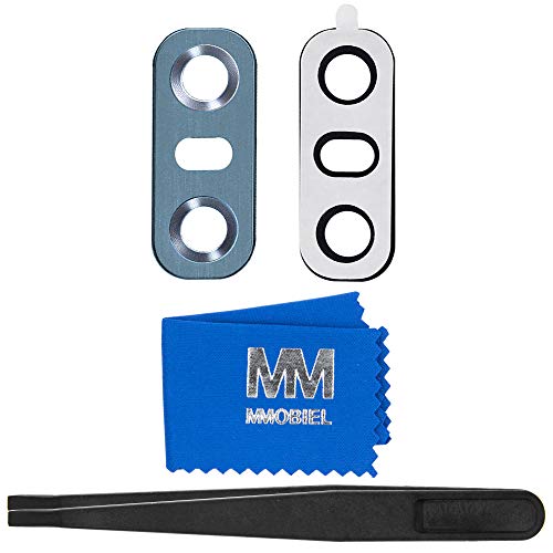 MMOBIEL Back Rear Camera Glass Lens Compatible with LG G6 Series (Ice Platinum) incl Tweezers and Cloth