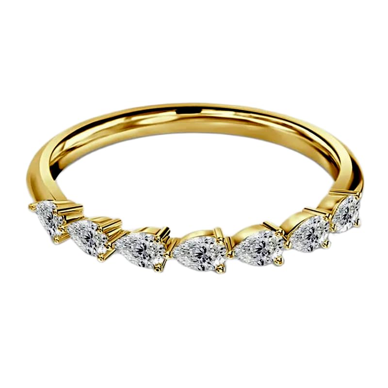 Demi-alliance argent 925 et oxyde pour sublimer vos tenues chic