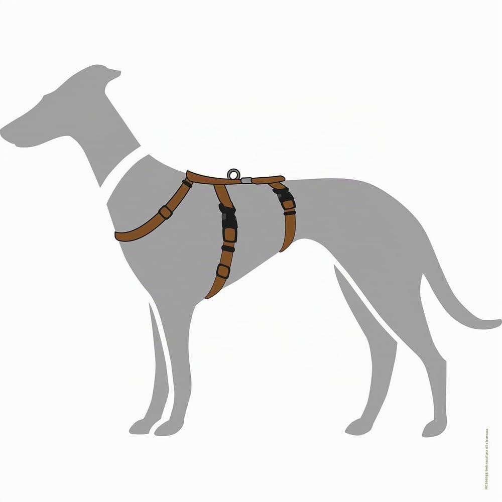 Hunter Vario Rapid - Imbracatura anti-panico per cani in nylon aderente, resistente agli strappi