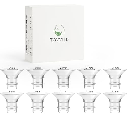Image of TOVVILD Breast Pump Accessories Flange Inserts Compatible with Spectra S1/S2/S9, Replacement Pumping Parts, Inserts 21mm, 10 Pack