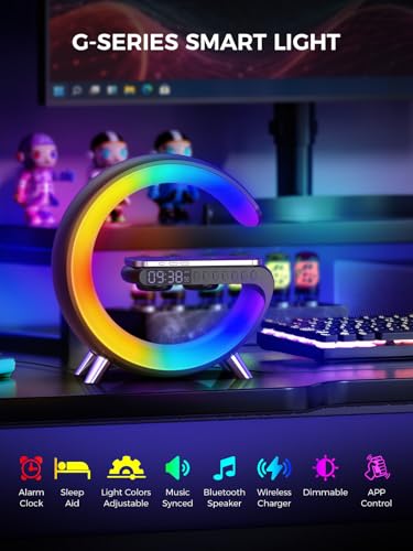 Luz de despertador Smiling Shark con 50% de descuento