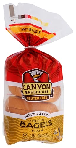 Canyon Bakehouse, Plain Bagels, 14 oz (frozen)