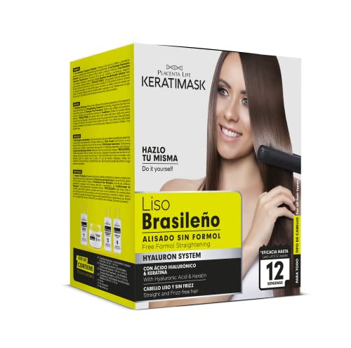 Be Natural Brasilianisches Glättungs-Set mit Keratin, Grün