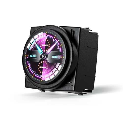 PEMP 1.43-inch OEM Style Car Smart LCD Clock Conversion Kit, 30+ Cool UI Dials, Support Custom Placement Images for Mercedes Benz W205 W213 W222 W463 W219 2014-2023 NTG5.0/NTG 5.5