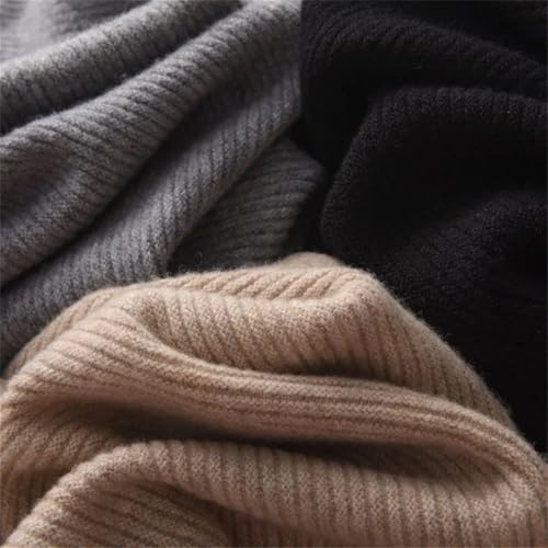 ERFMFKL Sweater Skirts for Women Elastic High Waist Slim Fit Office Skirt Solid Color Casual Knit Skirt3