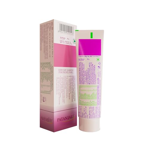 Image of Patanjali Anti Wrinkle Cream, Natural Herbal Cream for Smoother and Nourished Skin pack of 2 50g each