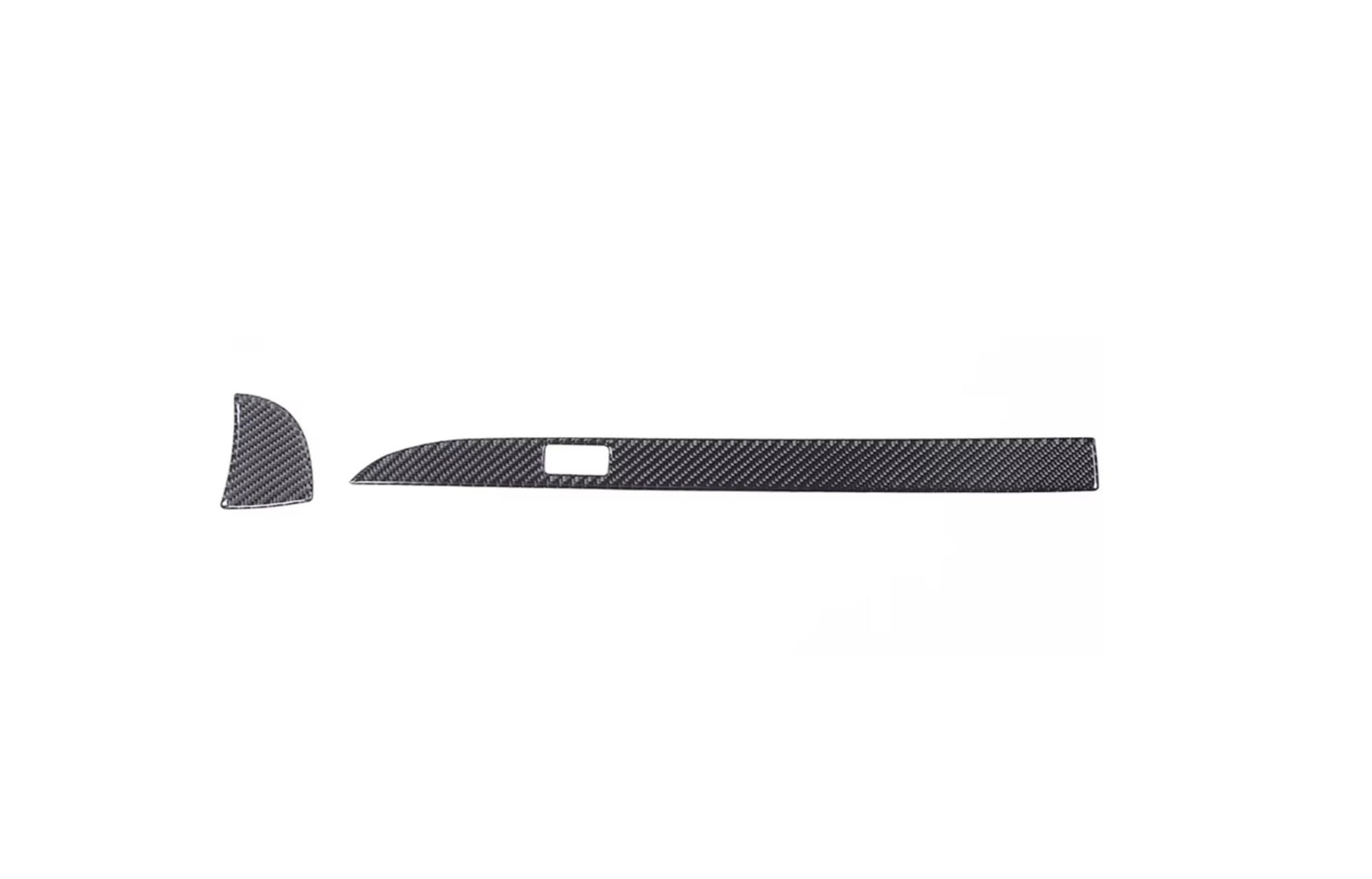 Car Interior Moulding Trim for BMW 6 Series E63 E64 2004-2009 Soft Carbon Fiber Interior Kit Dashboard Console Gear Shift Panel Decoration Cover Stickers(I)