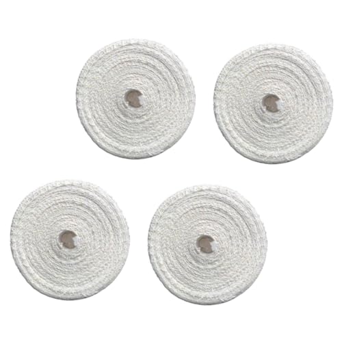 Toyvian 4 Rollos Malla Elástica para Carne de Algodón para Embalaje de Salchichas y Jamón Cuerda Resistente para Cocina Profesional y Hogar Trenzado Seguro sin Olor Longitud Suficiente