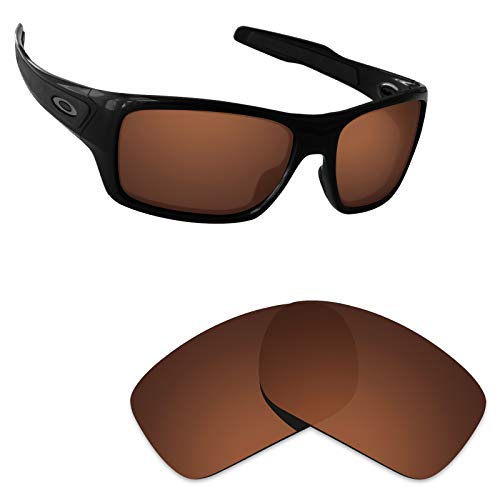 Lentilles pour Oakley Turbine réparer verres rayés brun