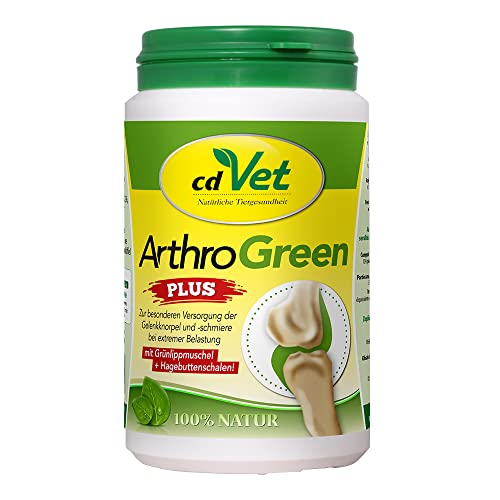 cdVet ArthroGreen Plus 150g - natürliche und effektive Nahrungsergänzung zur Unterstützung der Gelenke für Hund und für Katze durch Vitamine und Mineralien & SeniorDog 250 g